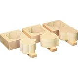 Set of 3 Wooden Wooden Sushi Sushi Panels, Pine Bamboo Plum for Celebration