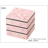 Miyamoto Industry Heavy Box Rinka Triple Layer with Seal Lid, Pink