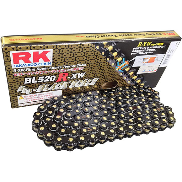 EarlKa (RK) Drive chain BL520X-XW 120L Kashime joint electrodes black coat