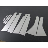 BRIGHTZ Stream RN6 RN8 RN9 Super mirror surface stainless steel plated pillar panel standard visor 10PC [PIL-SIL-218] 14822