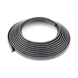 G-Factory Fender Molding Ver. 2, 19.4 FT (6.5 m), Black, 0.4 Inch (9mm) One Side, Fender Arch Molding, Plated, White, Black, Matte Black, Overfender, Rubber Fender, Rubber Fender.