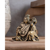Kai Fortune Shichifukujin Benzaiten, Silky Gold, Buddhist by Hideun, Makida, Sculpture _Buddha Statue, Takaoka Bronze Buddha Statue World Ism (Benzanten 7f)