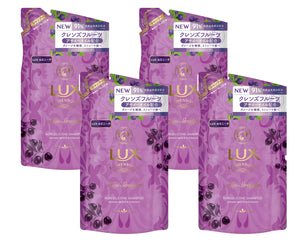 [4 bags set] LUX Luminique Acai Straight Shampoo Refill (Fiji Acai scent) 350g x 4 bags