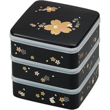 5.0 Three Tier Heavy Black Flower Rabbit Seal with Lid