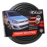 EZLIP UNIVERSAL LIP SPOILER [Easy Lip] BLACK EZLIP JAPAN (Decal Kit and Cleaner Included)