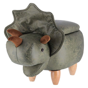 Fuji Boeki 34928 Animal Stool, Storage Stool, Dinosaur, Height 14.2 inches (36 cm), Dinosaur Toy Storage