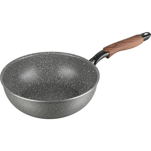 Wahei Freiz RB-2148 Heavy Duty Deep Frying Pan, 9.4 inches (24 cm), Deep and Safe, Induction and Gas Compatible, Easy Long
