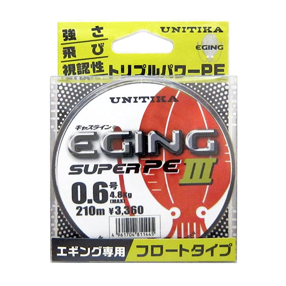 Unitika (UNITIKA) PE Line Cath Line Egging Super PEIII 210m