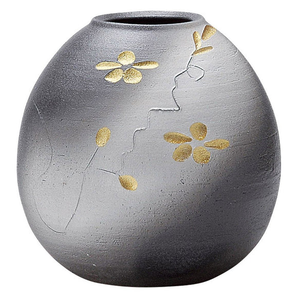 Shigaraki Ware MR-1-2574 Hechimon, Flower Base, Large, Brown, Moonlit Pottery