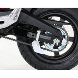 KITACO GROM 554-1452060 Chain Guard, Wind-Proof, Aluminum Anodized Finish, Silver