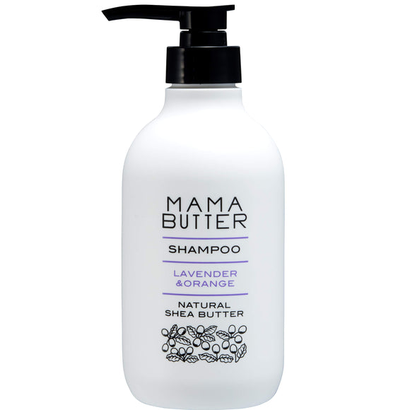 MAMA BUTTER Additive-Free Non-Silicone Shampoo Lavender & Orange [Shea Butter Blend Moist] 500ml