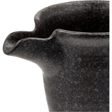 Mino Ware 399-21-41E (3) Cooling Sake Pot, Set of 3, Silver and Black