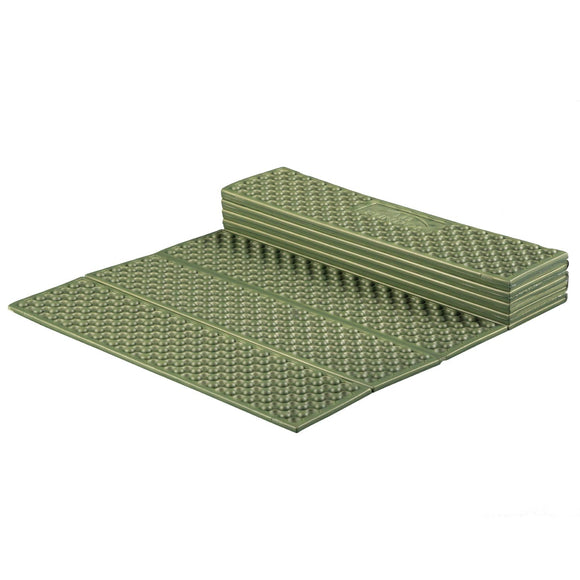 BUNDOK Folding Mat 57 × 180cm <Blue / Green> BD-513 10mm Thick EVA Foam