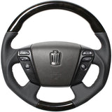 REAL (Real) Steering [Crown (200 series)] Alver Blackwood Brown Stitch H20-GDW-BR