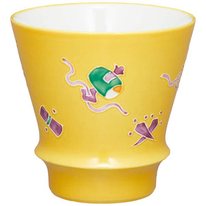 Arita Ware 95739 High School Shochu Glass Treasure Extermination (Yellow)