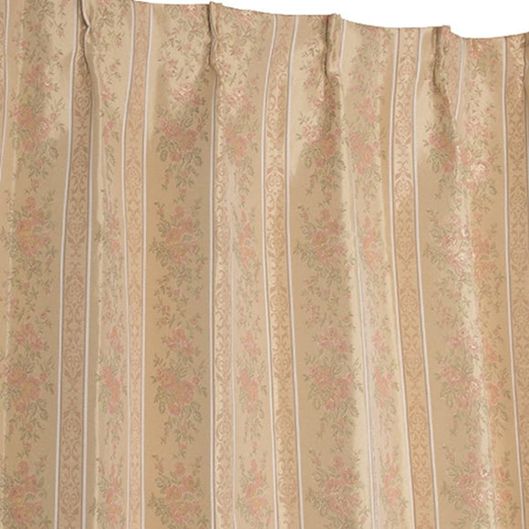Arie Lined Memory Foam Blackout Curtain, Melcha, 59.1 x 70.1 inches (150 x 178 cm), Rose