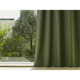 Quarter Report Blackout Level 1 Curtain, Available in 16 Sizes, Flame Resistant, Washable, Glen Green, Width 59.1 x Length 78.7 inches (150 x 200 cm), Set of 2, Washable, Made in Japan