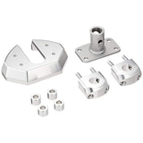 KIJIMA SUZUKI 205-171 Burgman 200 Handle Mount Kit, Silver Anodized
