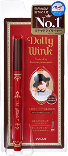 Dolly Wink Liquid Eyeliner Waterproof Super Brown