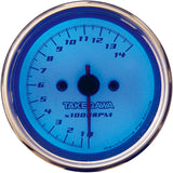 Special parts Takekawa (TAKEGAWA) Blue LED tachometer mechanical (1: 6.5) 12V car general purpose 05-05-0098