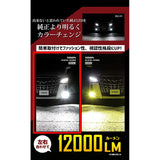 YOURS Y212-036 ALPHARD Vellfire 30 Series Late Models, Fog Lamp Unit + LED SET, WHITE, 6,000k, 12,000 LM, S