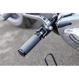 Kijima (KIJIMA) Motorcycle Bike Parts Footpeg Metra Type Aluminum Billet Softtail ('18-) Front Black HD-05436