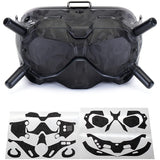 WRAPGRADE for DJI FPV Goggles V2 Skin Seal (Black Bumpy Camo)