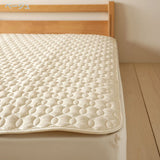Nishikawa 206700023300 Wool Bed Pad, Semi-Double, Washable, Wool Padding, Non-Slip, Elastic Corners, Made in Japan, Beige