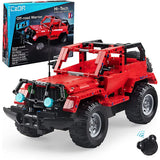 CaDA Moving Block Kit 2-Way RC Off-Road Car SUV 4WD Opencar 531pcs 14 Max Side Red