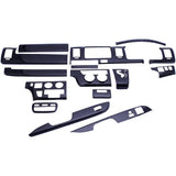 LANBO Original Interior Panel 15 Piece Set Toyota Hiace Regius Ace 200 Series Standard Car 1 Type 2 Type 3 Type 3 Type 3 Type Carbon Tension 254 Dressup Custom Parts LPH200N-254-15