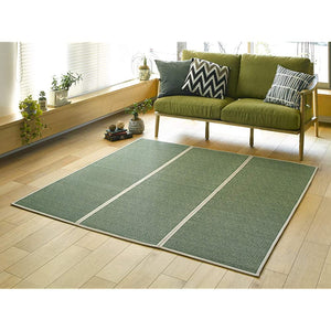 Weed Center Rug Shine Approx. 70.9 x 70.9 inches (180 x 180 cm), Green 81938720