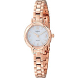 [Seiko Watch] Angenie Flower Solar Watch AHJD429 Women's Pink Gold