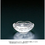 Toyo Sasaki Glass Bean Plate, Approx. Diameter 3.1 x 1.0 inches (7.8 x 2.6 cm), Elegant Grade, Made in Japan, Set of 6