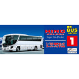 FUJIMI MODEL BUS1 1/32 SIGHTSEEEING Bus Series No. 1 SEIGA HINO SUPER HYDECKA PLASTIC MODEL