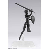 S.H. Figuarts Body-chan DX Set 2 (Solid Black Color Ver.) Approx. 5.3 inches (135 mm), ABS & PVC Action Figure