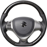 REAL (Real) Steering [Every Wagon (DA17W)/Scrum Wagon (DG17W)] Black Carbon MR31-BKC-BK-EVR