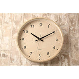 KATOMOKU plywood clock Natural Sweep (Continuous Second Hand) km-34L 12.0 inches (304 mm) (Quartz Watch)