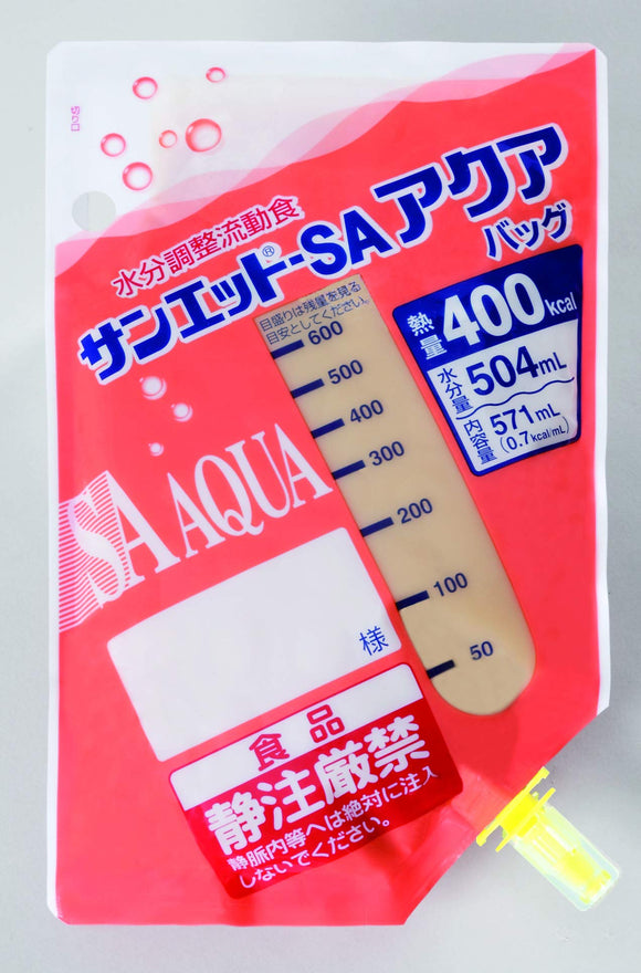 sanetto- SA akuabaggu 571ml (400kcal) 12 Bags 1 Case