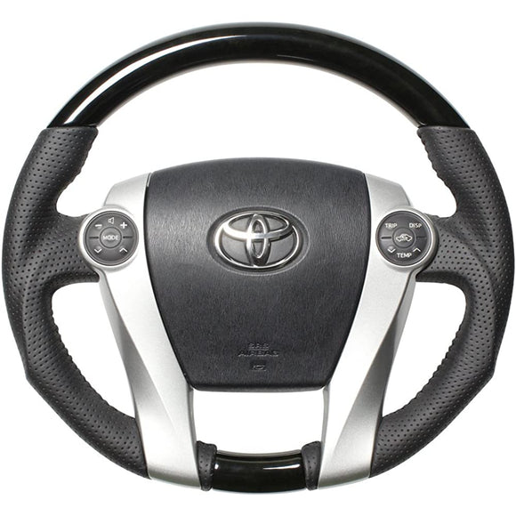 REAL (Real) Steering [Prius (30 series) including PHV] Original series Blackwood 30-2-BKW