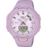 [Casio] Babygie Watch FOR SPORTS Pedometer Equipped with Bluetooth BSA-B100-4A2JF Women's Purple