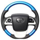 Real (Real) Steering [Prius (50 Series)/Prius PHV (50 Series/Mirai] Original Series, Pearl Blue, 50 - BLW - BK