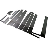 BRIGHTZ Fried Spike Hybrid GP3 Super Mirror Stainless Steel Black Plated Pillar Panel Standard Vizer Use 12PC