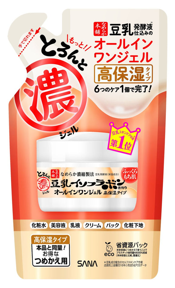 Nameraka Honpo Toronto Thick Gel Enrich Refill 100g