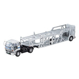 Tomica Limited Vintage Neo 1/64 LV-N225b Isuzu 810EX Car Transporter Silver Antico ASZ022 Vehicle Transport Trailer Finished Product 318316