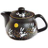 Kutani Ware AK3-0584 Ceramic Teapot Pot with Tea Strainer