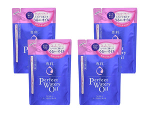 [Set of 4] Senka Perfect Watery Oil Refill Makeup Remover 180ml x 4 Bags