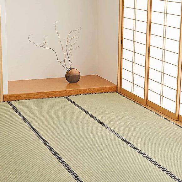 Hagiwara Igusa Top Mat, Approx. 68.5 x 68.5 inches (174 x 174 cm), Tanigawa Igusa Carpet, Textured Weave, Mold Resistant, Scratch Resistant, Sun Protection