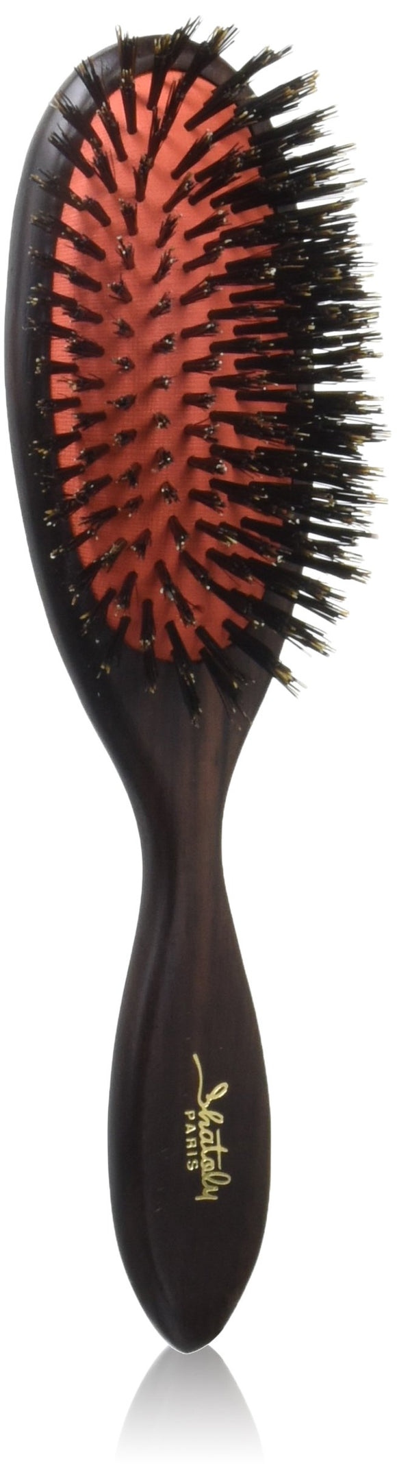 Osaka Brush Shatori Boar Hair Cushion Brush Medium Hair Brush None 6x6.5x22.1cm