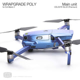 WRAPGRADE POLY for DJI Mavic 2 Skin Seal Body (Celest Blue)