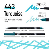 Tombow AB-T24CBA Pencil Pen, Dual Blush Pen, ABT, 24 Color Set, Basic